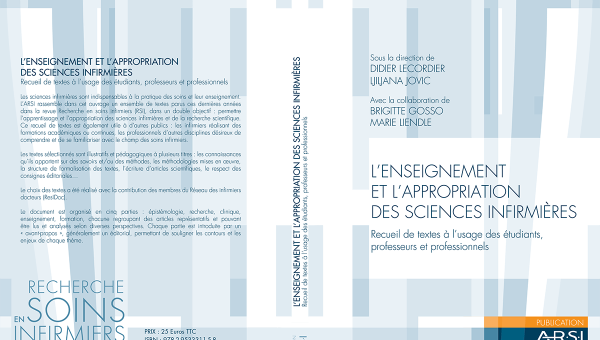 L'enseignement et l'appropriation des sciences infirmières